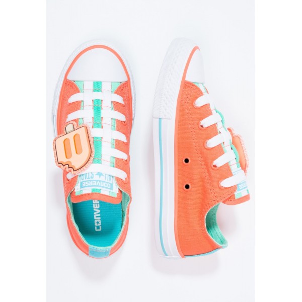 Kinder Converse CHUCK TAYLOR ALL STAR LOOPHOLES - Trainingsschuhe Low - Mango Orange/Sweety Mintgrün/Weiß