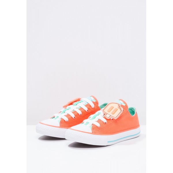 Kinder Converse CHUCK TAYLOR ALL STAR LOOPHOLES - Trainingsschuhe Low - Mango Orange/Sweety Mintgrün/Weiß