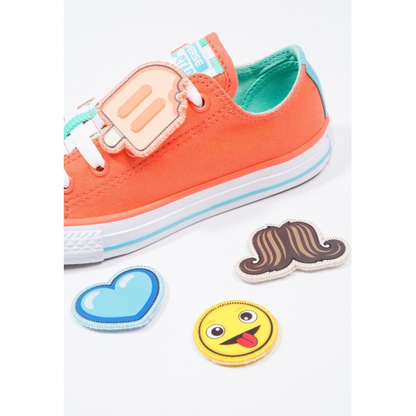 Kinder Converse CHUCK TAYLOR ALL STAR LOOPHOLES - Trainingsschuhe Low - Mango Orange/Sweety Mintgrün/Weiß