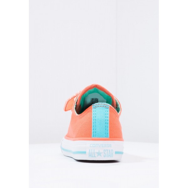 Kinder Converse CHUCK TAYLOR ALL STAR LOOPHOLES - Trainingsschuhe Low - Mango Orange/Sweety Mintgrün/Weiß