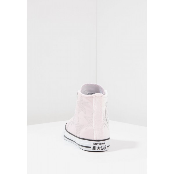 Kinder Converse CHUCK TAYLOR ALL STAR HI VELVET STARS - Turnschuhe Hoch - Arctic Pink/Hellrosa/Schwarz/Weiß