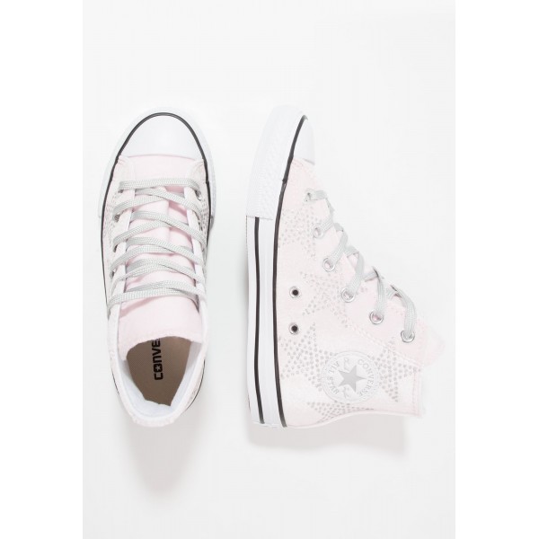 Kinder Converse CHUCK TAYLOR ALL STAR HI VELVET STARS - Turnschuhe Hoch - Arctic Pink/Hellrosa/Schwarz/Weiß