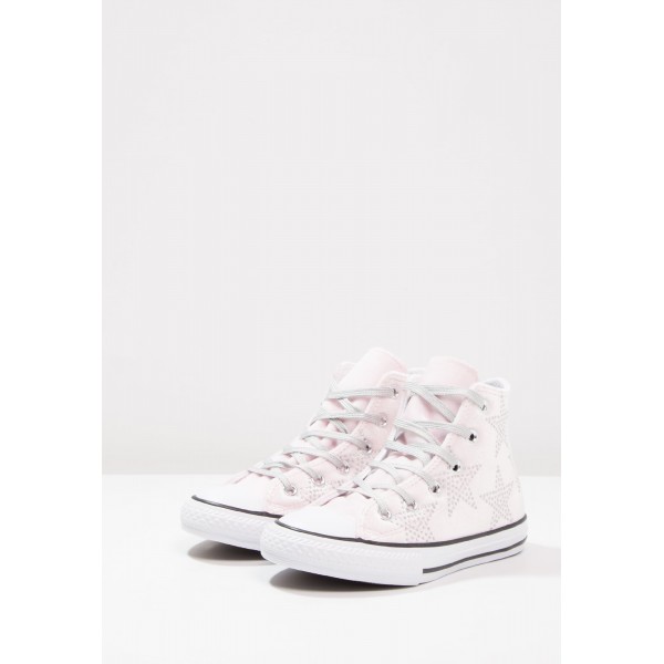 Kinder Converse CHUCK TAYLOR ALL STAR HI VELVET STARS - Turnschuhe Hoch - Arctic Pink/Hellrosa/Schwarz/Weiß