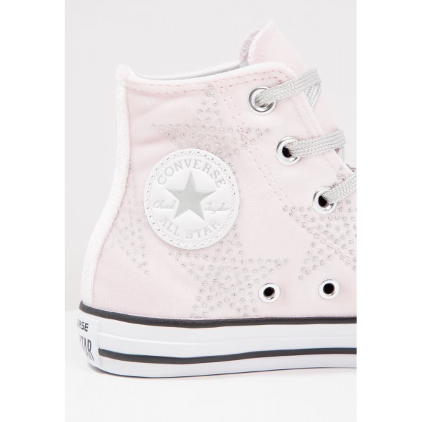 Kinder Converse CHUCK TAYLOR ALL STAR HI VELVET STARS - Turnschuhe Hoch - Arctic Pink/Hellrosa/Schwarz/Weiß