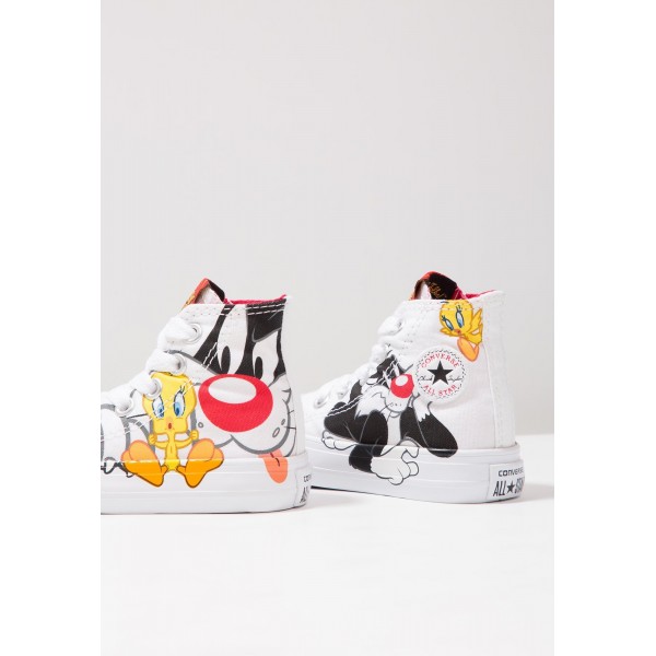 Kinder Converse CHUCK TAYLOR ALL STAR HI - LOONEY TUNES / SILVERSTER / TWEETY - Sneaker Hoch - Multicolor/Weiß/Schwarz/Neu Gelb