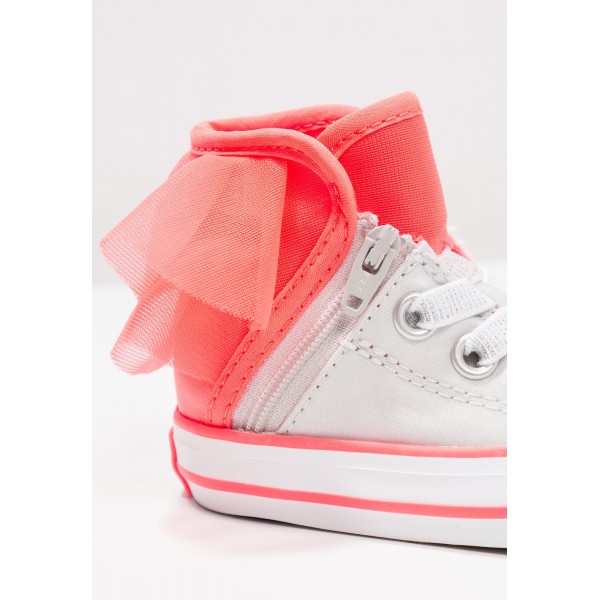 Kinder Converse CHUCK TAYLOR ALL STAR BLOCK PARTY - Laufschuhe Hoch - Hot Punch/Weiß