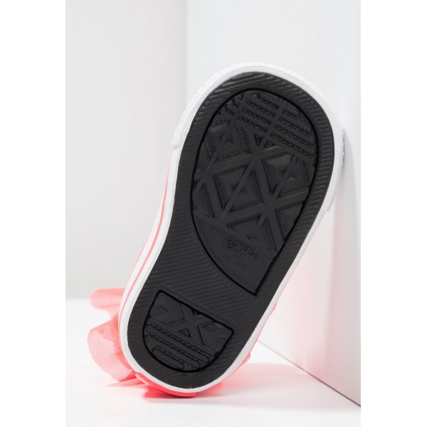 Kinder Converse CHUCK TAYLOR ALL STAR BLOCK PARTY - Laufschuhe Hoch - Hot Punch/Weiß