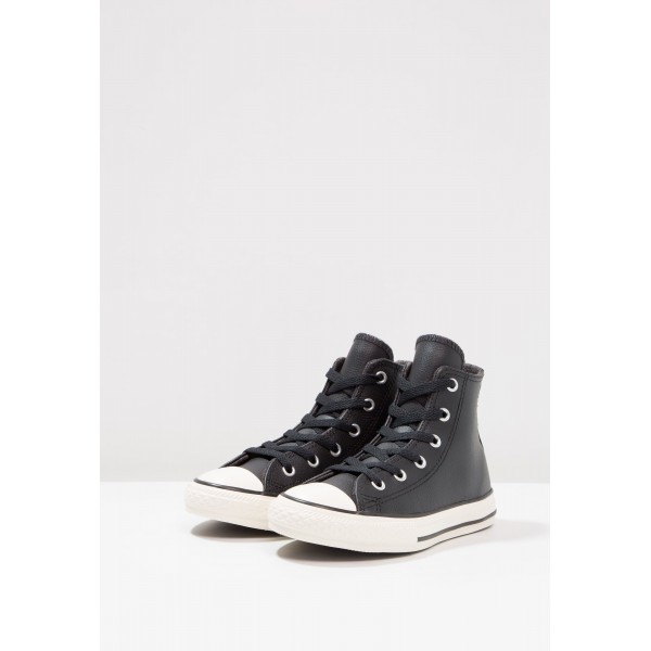 Kinder Converse CHUCK TAYLOR ALL STAR - Freizeitschuhe Hoch - Kohlen Schwarz/Reiher Weiss/Silber