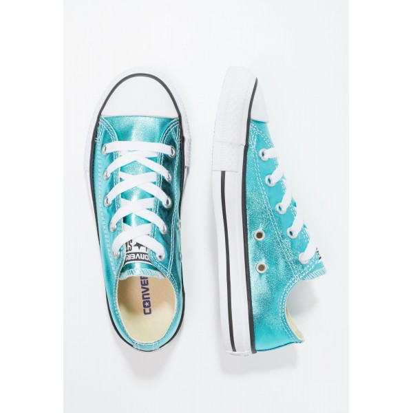 Kinder Converse CHUCK TAYLOR ALL STAR - SEASONAL METALLICS OX - Sportschuhe Low - Türkisblau