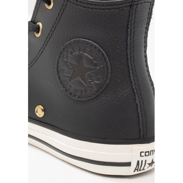 Kinder Converse CHUCK TAYLOR ALL STAR - Laufschuhe Hoch - Kohlen Schwarz/Reiher Weiss/Gold