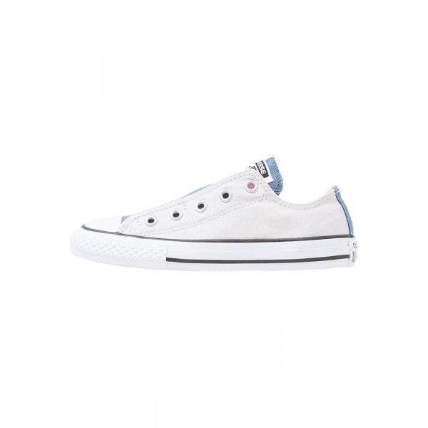Kinder Converse CHUCK TAYLOR ALL STAR - Sportschuhe Low - Weiß/Staubgrau/Dunkelblau