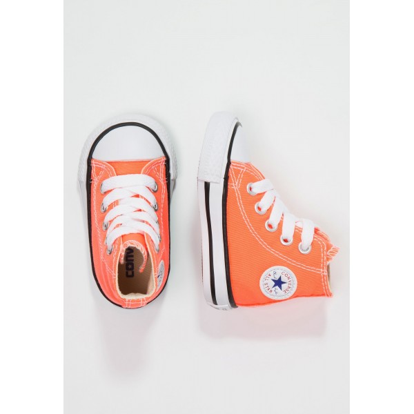 Kinder Converse CHUCK TAYLOR ALL STAR - Freizeitschuhe Hoch - Hyper Orange/Weiß