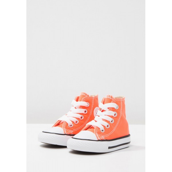 Kinder Converse CHUCK TAYLOR ALL STAR - Freizeitschuhe Hoch - Hyper Orange/Weiß