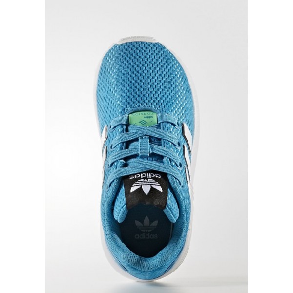 Kinder Adidas Originals ZX FLUX - Fitness Footwear Low - Kadett Blau/Bold Aqua/Weiß/Footwear Weiß
