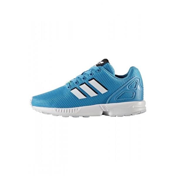 Kinder Adidas Originals ZX FLUX - Schuhe Low - Bold Aqua/Framas Hellblau/Weiß/Footwear Weiß