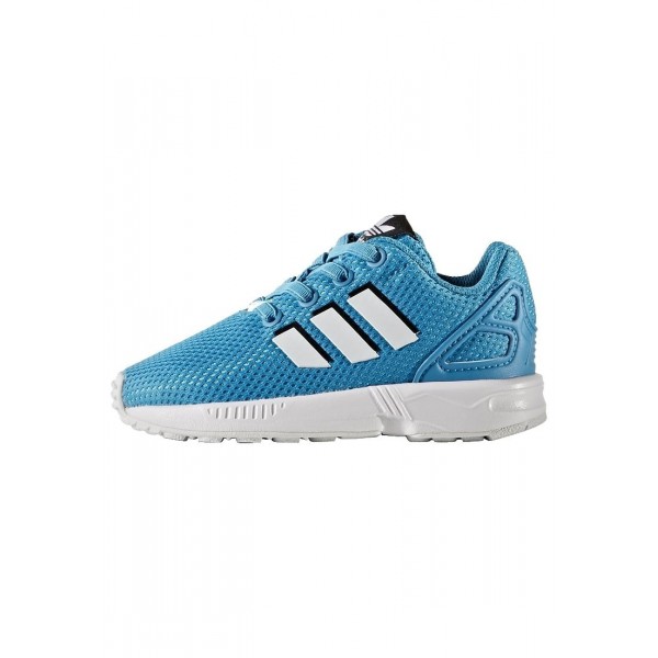 Kinder Adidas Originals ZX FLUX - Fitness Footwear Low - Kadett Blau/Bold Aqua/Weiß/Footwear Weiß