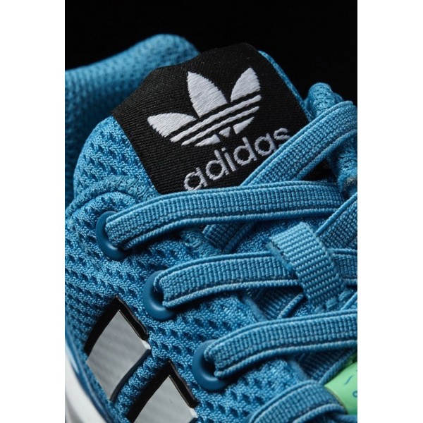 Kinder Adidas Originals ZX FLUX - Fitness Footwear Low - Kadett Blau/Bold Aqua/Weiß/Footwear Weiß