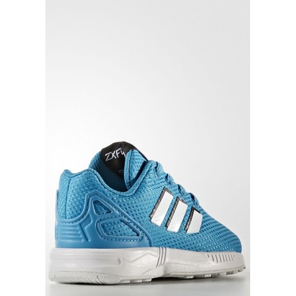 Kinder Adidas Originals ZX FLUX - Fitness Footwear Low - Kadett Blau/Bold Aqua/Weiß/Footwear Weiß