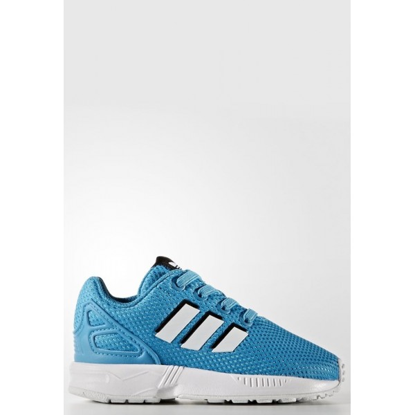 Kinder Adidas Originals ZX FLUX - Fitness Footwear Low - Kadett Blau/Bold Aqua/Weiß/Footwear Weiß