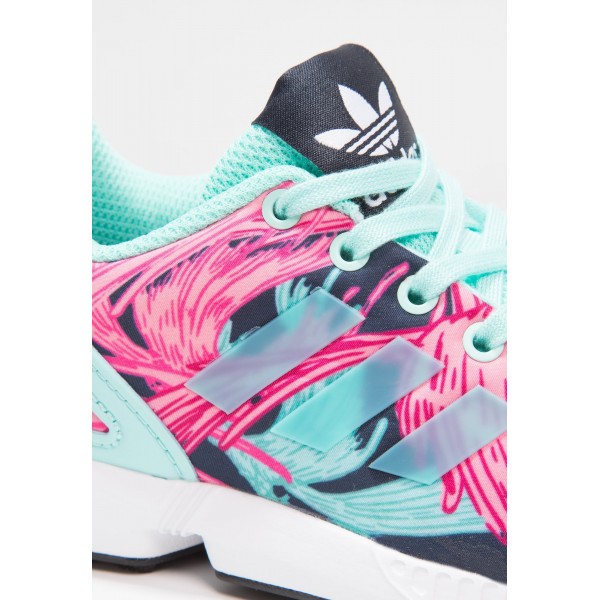 Kinder Adidas Originals ZX FLUX - Sportschuhe Low - Multicolor/Mintgrün/Hot Pink/Schwarz