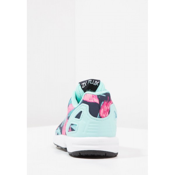 Kinder Adidas Originals ZX FLUX - Sportschuhe Low - Multicolor/Mintgrün/Hot Pink/Schwarz