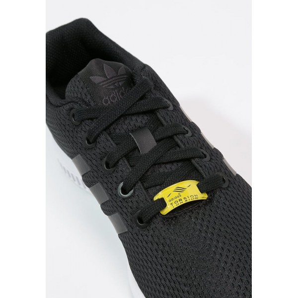 Kinder Adidas Originals ZX FLUX - Sportschuhe Low - Schwarz/Kohlenschwarz