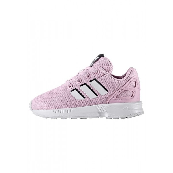Kinder Adidas Originals ZX FLUX - Schuhe Low - Misty Rose Pink/Weiß/Footwear Weiß/Schwarz