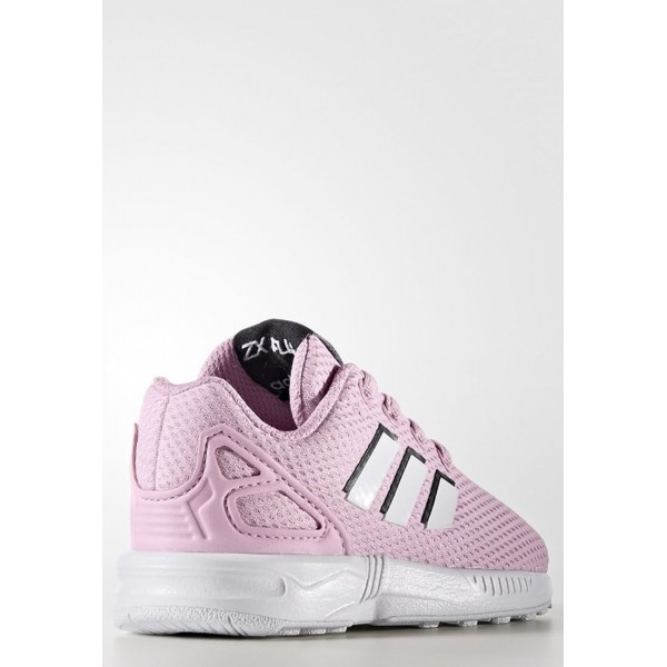 Kinder Adidas Originals ZX FLUX - Schuhe Low - Misty Rose Pink/Weiß/Footwear Weiß/Schwarz
