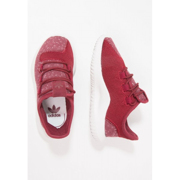 Kinder Adidas Originals TUBULAR SHADOW - Laufschuhe Low - Burgund/Maroon/Kristallweiß