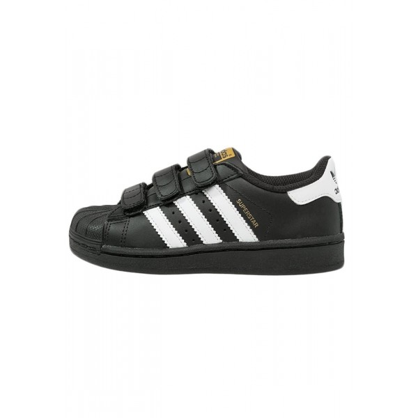 Kinder Adidas Originals SUPERSTAR FOUNDATION - Trainingsschuhe Low - Obsidian Schwarz/Core Black/Gold