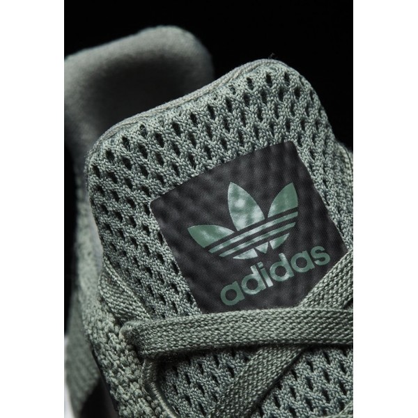 Kinder Adidas Originals SWIFT RUN - Fitnessschuhe Low - Trace Grün/Core Black/Weiß/Footwear Weiß