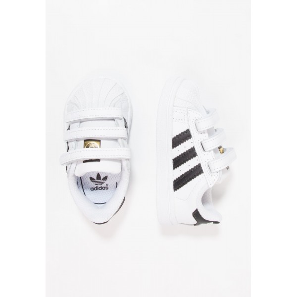 Kinder Adidas Originals SUPERSTAR CF - Laufschuhe For Laufschuhe - Weiß/Footwear Weiß/Anthrazit Schwarz/Obsidian Schwarz