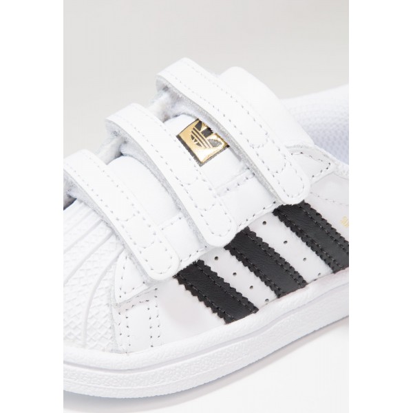 Kinder Adidas Originals SUPERSTAR CF - Laufschuhe For Laufschuhe - Weiß/Footwear Weiß/Anthrazit Schwarz/Obsidian Schwarz