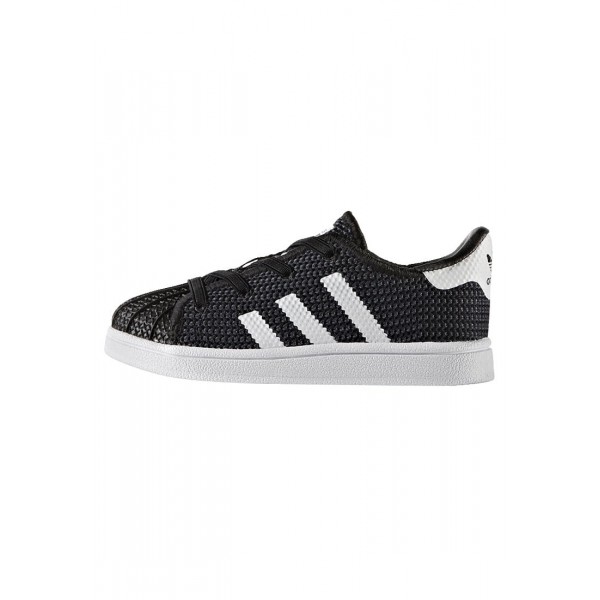 Kinder Adidas Originals SUPERSTAR - Sportschuhe Low - Obsidian Schwarz/Weiß/Footwear Weiß