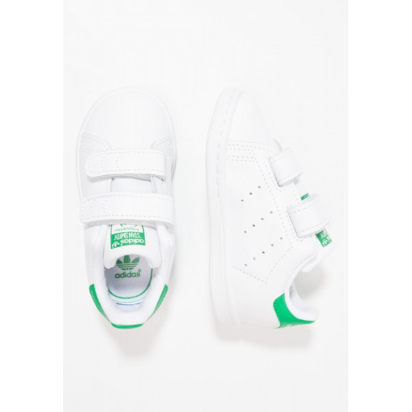 Kinder Adidas Originals STAN SMITH CF I - Fitnessschuhe Low - Weiß/Persian Grün