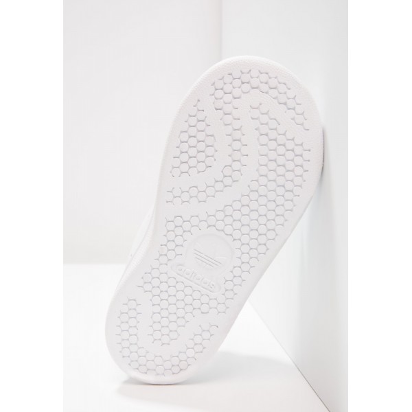 Kinder Adidas Originals STAN SMITH CF I - Schuhe Low - Weiß/Himbeerrot/Bold Pink