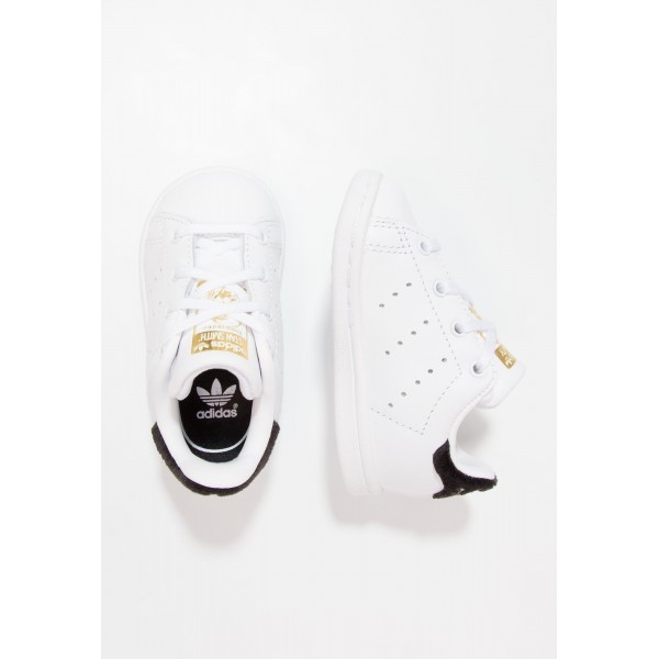 Kinder Adidas Originals STAN SMITH - Turnschuhe Low - Weiß/Footwear Weiß/Core Black/Gold