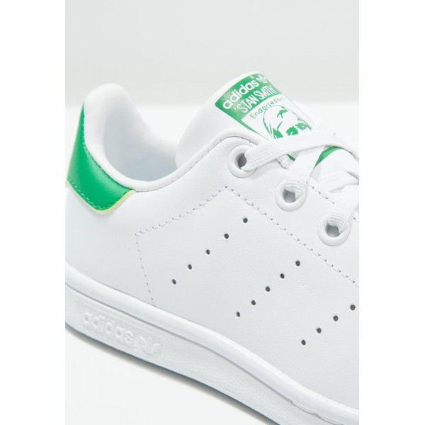 Kinder Adidas Originals STAN SMITH - Laufschuhe Low - Weiß/Apfelgrün