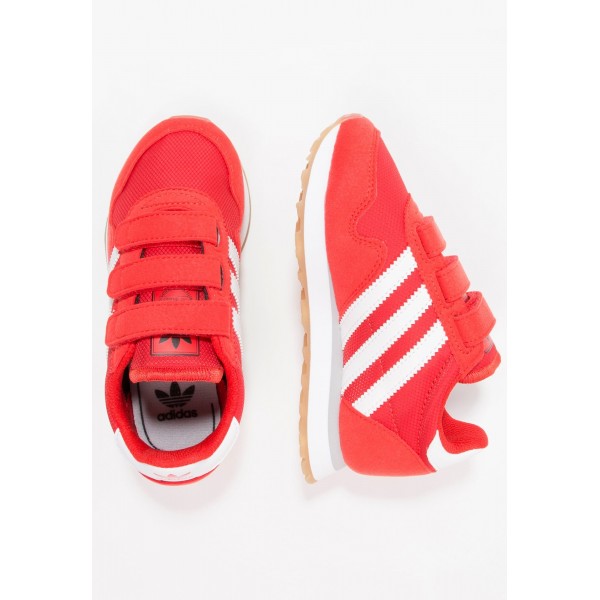 Kinder Adidas Originals HAVEN CF C - Trainingsschuhe Low - Indischrot/Weiß/Footwear Weiß