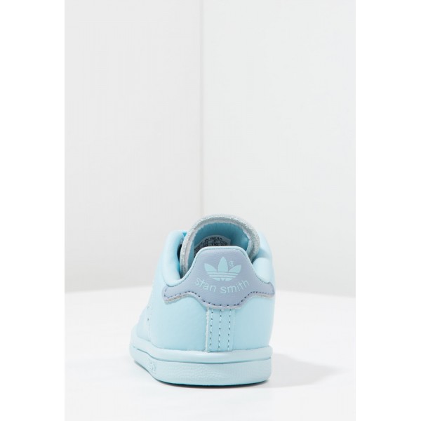 Kinder Adidas Originals STAN SMITH - Sportschuhe Low - Eisblau/Cyan Blau/Hellblau