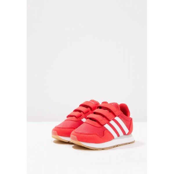 Kinder Adidas Originals HAVEN CF C - Trainingsschuhe Low - Indischrot/Weiß/Footwear Weiß