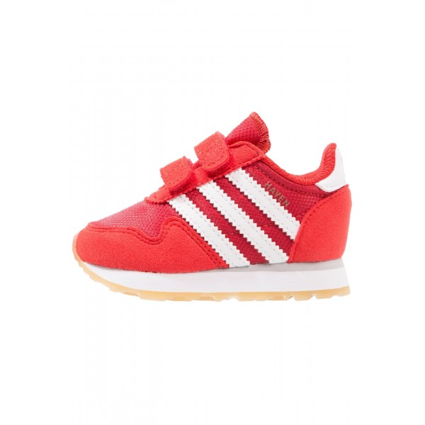 Kinder Adidas Originals HAVEN CF - Laufschuhe Low - Rot/Weiß/Footwear Weiß
