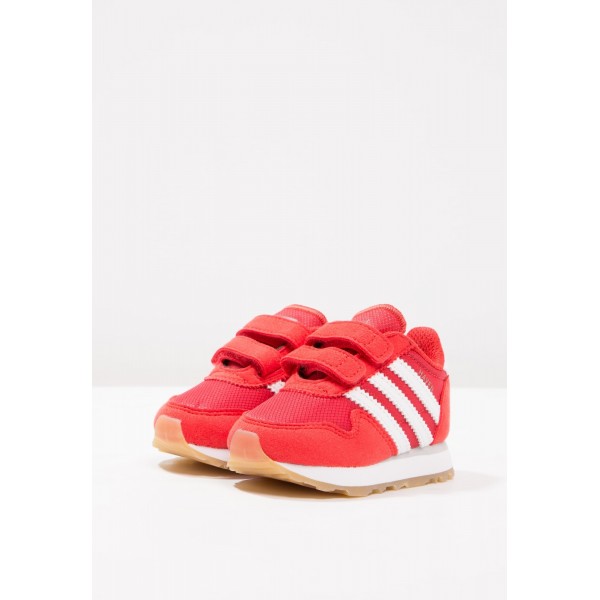 Kinder Adidas Originals HAVEN CF - Laufschuhe Low - Rot/Weiß/Footwear Weiß