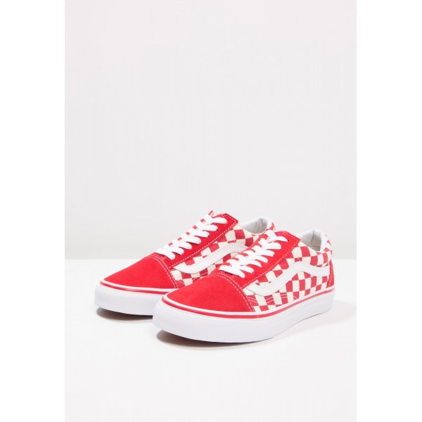 Damen / Herren Vans UA OLD SKOOL - Fitnessschuhe Low - Racing Rot/Weiß