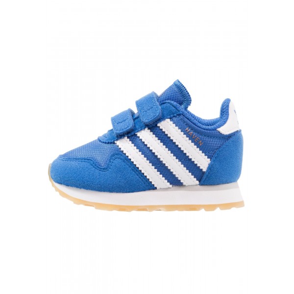 Kinder Adidas Originals HAVEN CF - Fitnessschuhe Low - Azurblau/Weiß/Footwear Weiß