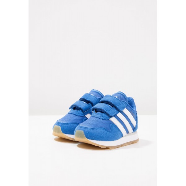 Kinder Adidas Originals HAVEN CF - Fitnessschuhe Low - Azurblau/Weiß/Footwear Weiß