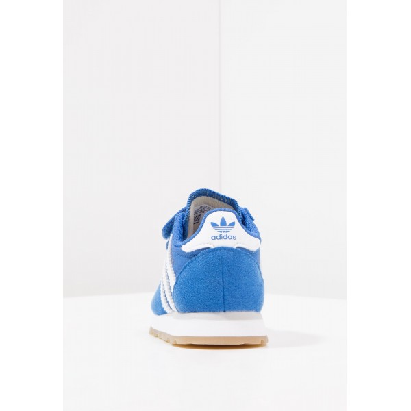 Kinder Adidas Originals HAVEN CF - Fitnessschuhe Low - Azurblau/Weiß/Footwear Weiß