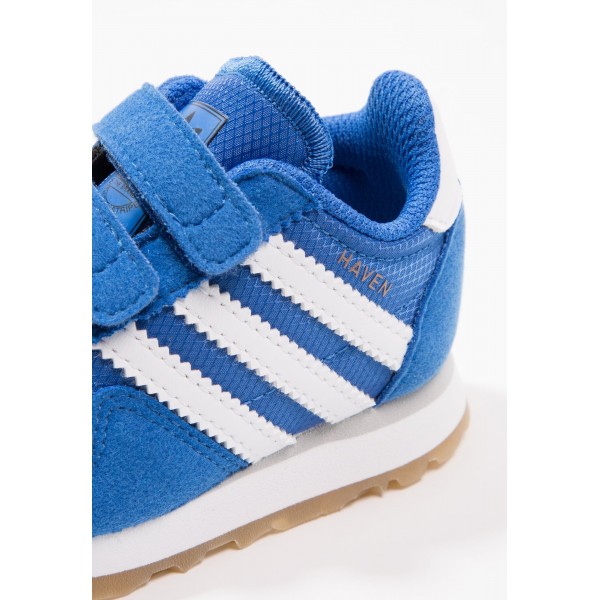 Kinder Adidas Originals HAVEN CF - Fitnessschuhe Low - Azurblau/Weiß/Footwear Weiß