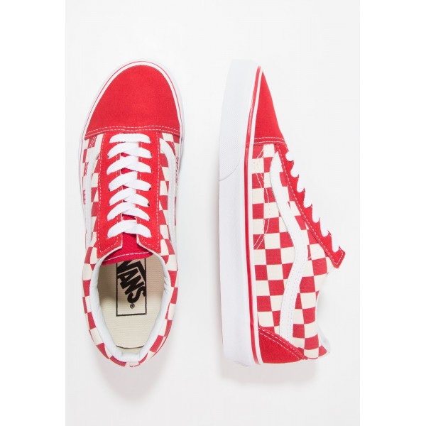 Damen / Herren Vans UA OLD SKOOL - Fitnessschuhe Low - Racing Rot/Weiß