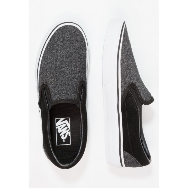 Damen / Herren Vans UA CLASSIC SLIP-ON - Schuhe Low - Anthrazit Grau/Schwarz